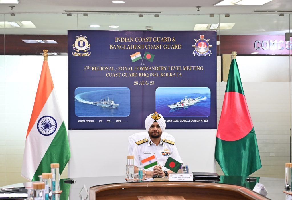 Inspector General Iqbal Singh Chauhan, TM Commander Coast Guard Region (North East) 