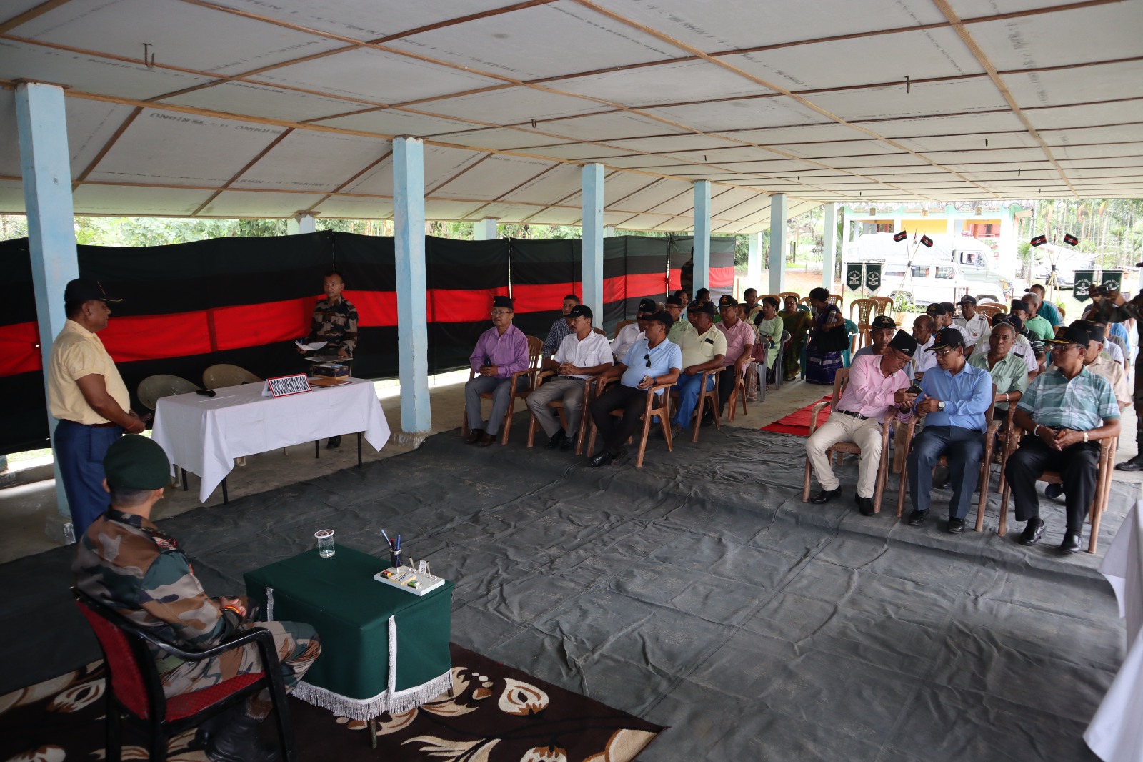 Spear Corps Warriors conducted an Interaction and Welfare Camp at Jagun in Tinsukia district of Assam for Veterans of Indian Armed Forces and Assam Rifles.