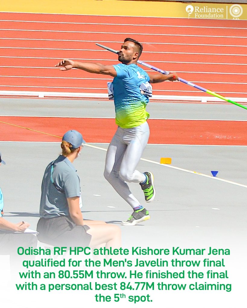 Kishore Kumar Jena at World Athletics Championship Budapest.