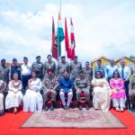 Shri Raju Bista, Hon’ble Member of Parliament, Darjeeling, as the Chief Guest, Sub (Hony Capt) Gyanendra Kumar Rai, Vir Chakra (Retd) and Hony Capt Tanka Kumar Limbu, Shaurya Chakra (Retd), both Gallantry Award winning Veterans as well as Veer Naris Smt Fulkumari Munda, w/o Late Rifleman Sanjay Oraon, Smt Pragya Chettrij, w/o Late Paratrooper Siddhant Chettri and spouses of late soldiers all of who made the supreme sacrifice in the line of duty, were in attendance.