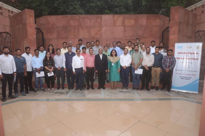 A certificate programme on Electricity (Power) Markets in collaboration with IIT-Roorkee was conducted by Power Management Institute (PMI) from 31st July to 2nd August.
