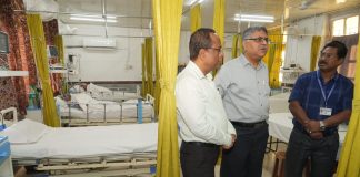RENOVATED AND UPGRADED INTENSIVE CARE UNIT OPENED AT KANCHRAPARA RAILWAY HOSPITAL RENOVATED AND UPGRADED INTENSIVE CARE UNIT OPENED AT KANCHRAPARA RAILWAY HOSPITAL BY SHRI AMAR PRAKASH DWIVEDI, GENERAL MANAGER, EASTERN RAILWAY.