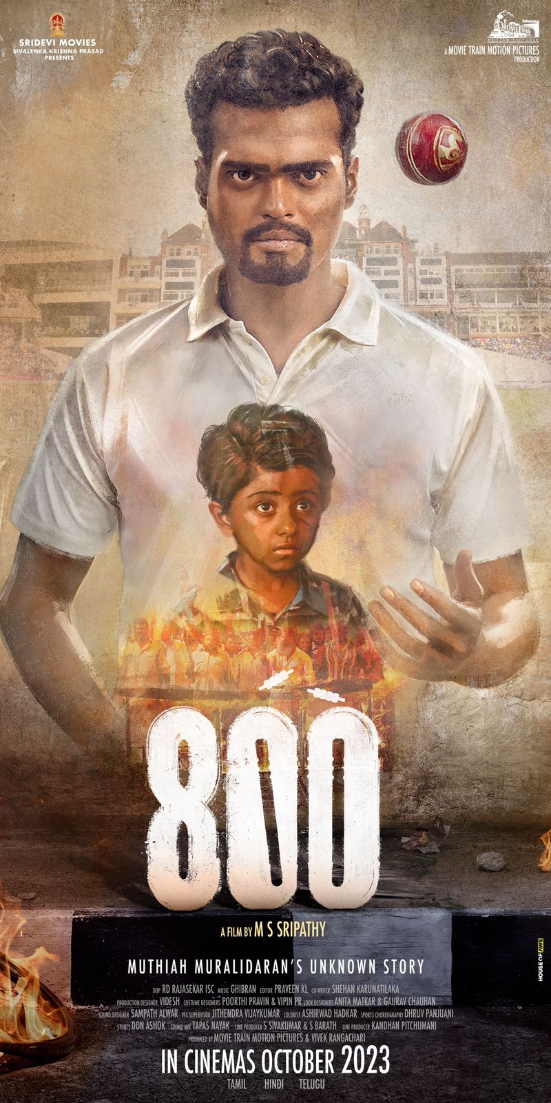 Muthiah Muralidaran's upcoming biographical movie 800.