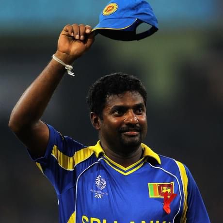 The legendary Sri Lankan cricketer Muthiah Muralidaran.
