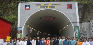Hon’ble Chief Minister of Arunachal Pradesh Shri Pema Khandu was present during the inauguration of 500-metre-long Nechiphu Tunnel Hon’ble Chief Minister of Arunachal Pradesh Shri Pema Khandu was present during the inauguration of 500-metre long Nechiphu Tunnel