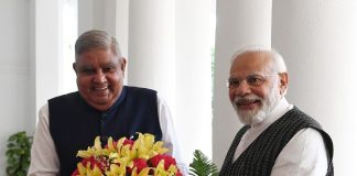 Vice President greets Prime Minister on his Birthday The Vice-President of India, Shri Jagdeep Dhankhar and Hon’ble Prime Minister of India, Shri Narendra Modi.