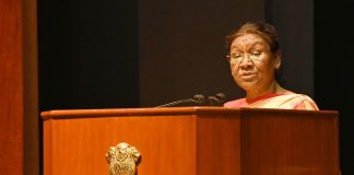PROBATIONERS OF INDIAN RAILWAYS CALL ON THE PRESIDENT The President of India, Smt Droupadi Murmu addressing the group of 213 probationers of Indian Railways (2019, 2020 and 2021 batch) at Rashtrapati Bhavan, in New Delhi on September 15, 2023.