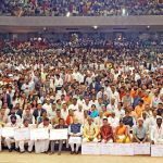 PM at the launch and dedication event of PM Vishwakarma Scheme and Yashobhoomi at India International Convention and Expo Centre on the occasion of Vishwakarma Jayanti at Dwarka, in New Delhi on September 17, 2023.