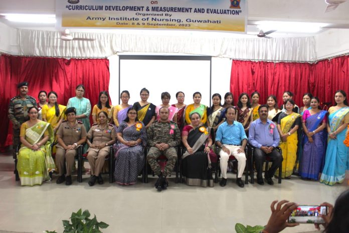 Army Institute of Nursing, Basistha, Guwahati organized a Regional workshop from 8 to 9 September 2023 on the topic “Curriculum Development & Measurement and Evaluation”.
