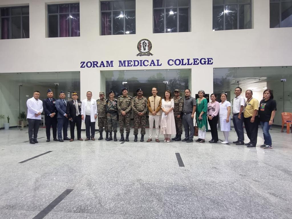 MINISTRY OF DEFENCE SIGNS MEMORANDUM OF AGREEMENT WITH STATE REFERRAL HOSPITAL/ZORAM MEDICAL COLLEGE, AIZAWL FOR MULTI-SPECIALITY AND SUPER-SPECIALITY TREATMENT TO EX-SERVICEMEN CONTRIBUTORY HEALTH SCHEME (ECHS) BENEFICIARIES OF MIZORAM
