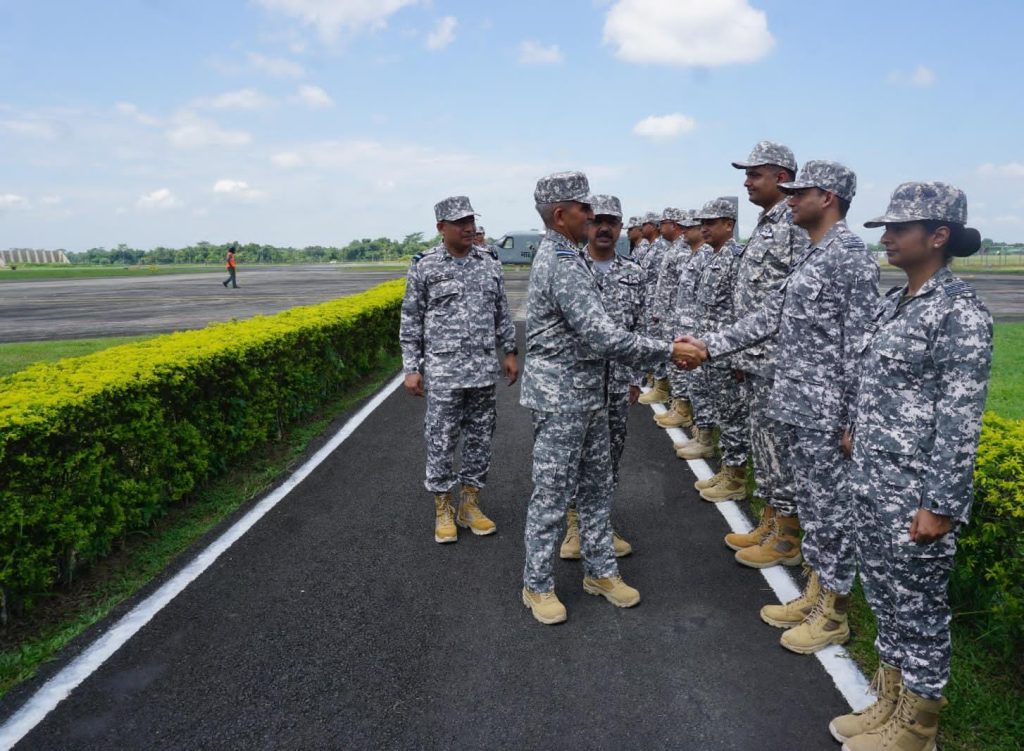 Air Marshal SP Dharkar Air Officer Commanding-in-Chief, Eastern Air Command visited Air Force Station Jorhat, Assam.