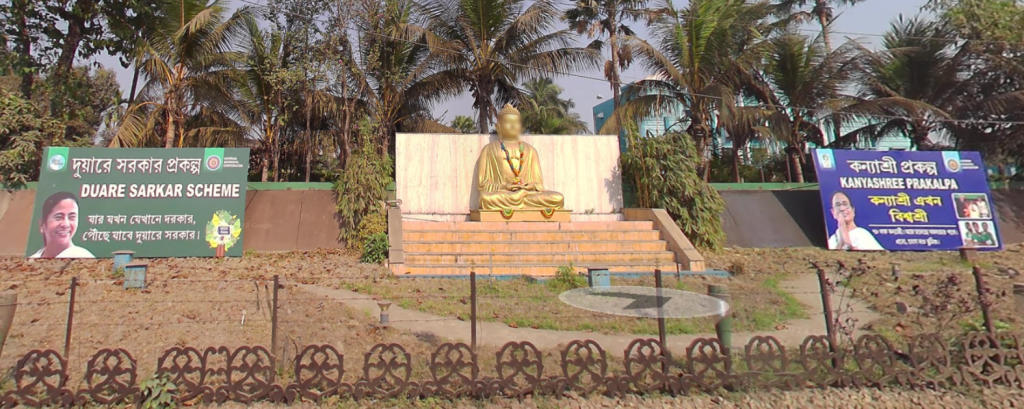 Buddha Idol Replaced at Howrah near Nabbanna