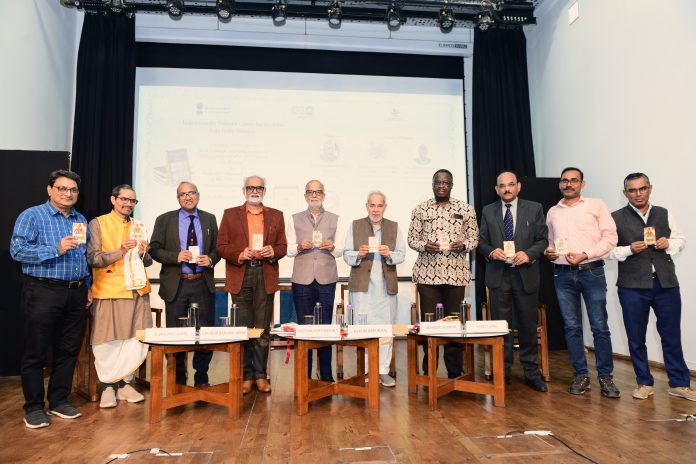 Indira Gandhi National Centre for the Arts, Kalanidhi Division held a book launch and discussion of the book 'Mapping of the Archives in India' in the Samvet auditorium, IGNCA