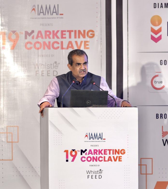 Shri Vikram Sahay, Joint Secretary, Ministry of Information and Broadcasting, Government of India, delivering the keynote address at Marcon 2023.