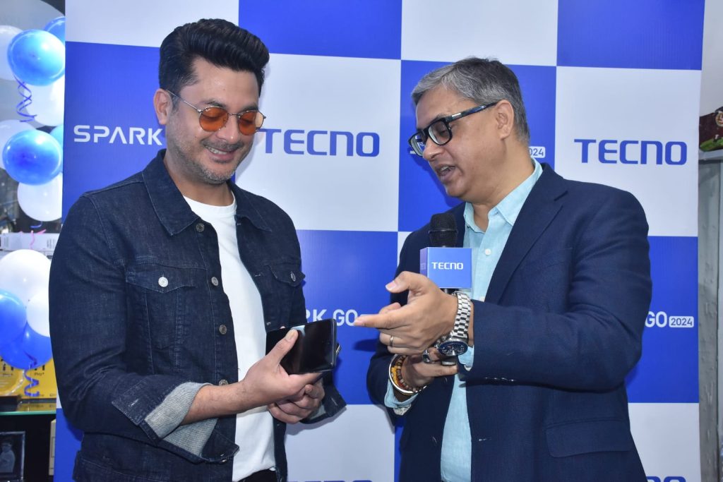 TECNO Announces Irresistible Pricing for PHANTOM V Fold and Unveils SPARK GO 2024 with Tollywood Star Jisshu Sengupta.