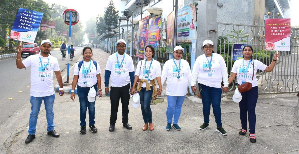 Nephrocare India celebrates its second anniversary by organizing a Walkathon – ‘A walk for your kidney’ and spread awareness for better Kidney care.