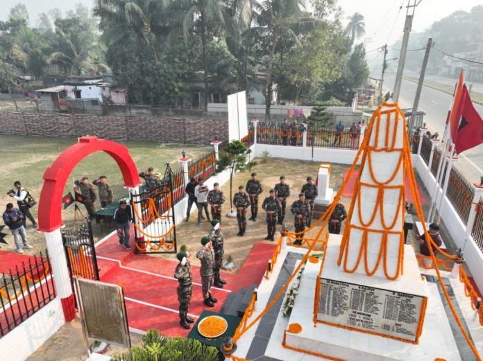 On 19 December 2023, Kripan Division under aegis of Trishakti Corps commemorated 53 years of victory in the Battle of Hilli at War Memorial, Hilli, West Bengal.