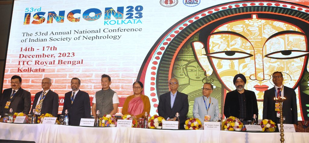 The 53rd Annual Conference of the Indian Society of Nephrology at ITC Royal Bengal, Kolkata. 