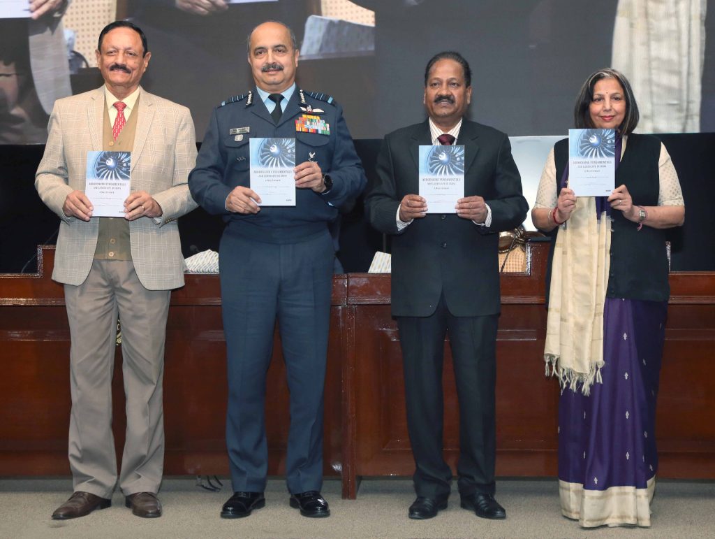 The event also included the launch of two books. "Indian Air Power: Contemporary and Future Dynamics" authored by Air Marshal (Dr) Diptendu Choudhury (Retd) and "Aeroengine Fundamentals and Landscape in India: A Way Forward” authored by Air Vice Marshal Suresh Singh.