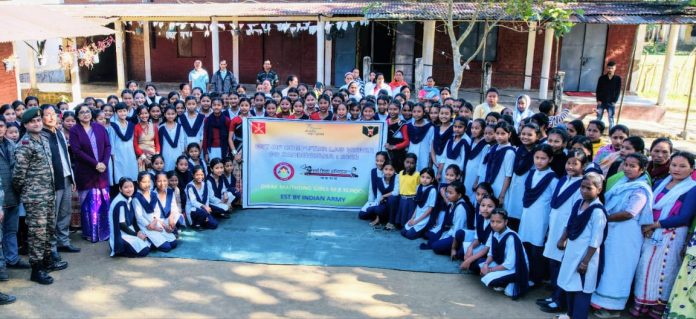 The Red Shield Division of Indian Army has established a computer lab at the Girls M.E School in Dirak village, Tinsukia district, Assam.