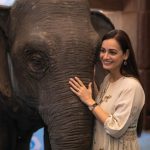 Dia Mirza is the voice of Ellie the animatronic elephant. Photo: PETA India 