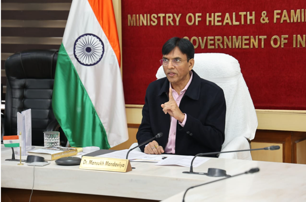 Union Minister of Health & Family Welfare Dr. Mansukh Mandaviya virtually addresses the Vibrant Gujarat Pre-Summit on ‘Biotechnology: The Path of Innovation & Wellness for Viksit Bharat’.