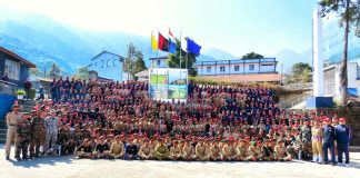 ALL INDIA NCC TREKKING CAMP HELD AT KIGWEMA, NAGALAND FOR THE FIRST TIME An All India NCC Trekking Camp has been organised at Japfu Christian College, Kigwema, Kohima district, Nagaland from 11 Jan - 18 Jan 2024.
