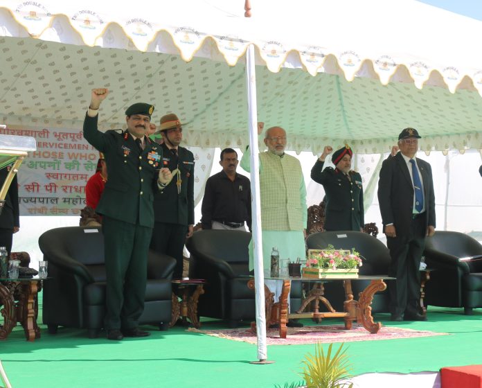 The hon’ble governor of Jharkhand Shri CP Radhakrishnan & senior military diginateries attended the mega ESM Rally.