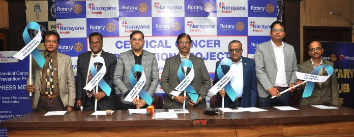 Rotary Club of Belur, in partnership with Narayana Hospital, Howrah, Launches 'Cervical Cancer Awareness and Prevention' Project in Collaboration with Young Indians and Partner Rotary clubs.