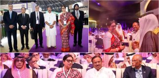 Smt. Smriti Zubin Irani and Shri V. Muraleedharan attend the inaugural session of the Hajj and Umrah Conference at Jeddah, KSA Union Minister for WCD and Minority Affairs, Smt. Smriti Zubin Irani and MoS for External Affairs and Parliamentary Affairs, Shri V. Muraleedharan attend inaugural session of Hajj and Umrah Conference at Jeddah, KSA.