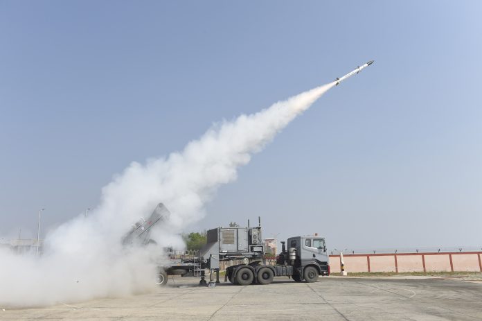 DRDO conducts successful flight-test of New Generation AKASH missile off Odisha coast on January 12, 2024.
