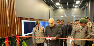 Shri Amit Shah inaugurates the Cyber Security Operations Centre in Assam Rifles Headquarters at Shillong The Union Minister for Home Affairs and Cooperation, Shri Amit Shah inaugurates Cyber Security Operations Centre in Assam Rifles Headquarters at Shillong, in Meghalaya on January 18, 2024.