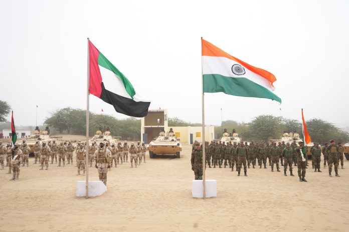 INDIA - UAE JOINT MILITARY EXERCISE ‘DESERT CYCLONE’ COMMENCES IN RAJASTHAN.