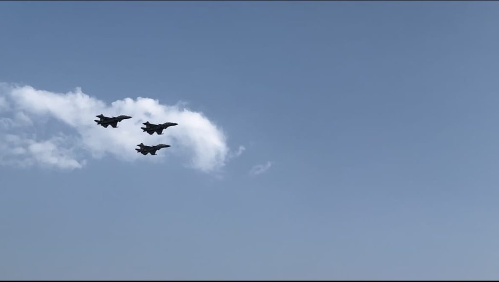 AIR DISPLAY BY IAF LEAVES SPECTATORS SPELLBOUND AT AIR FORCE STATION CHABUA.