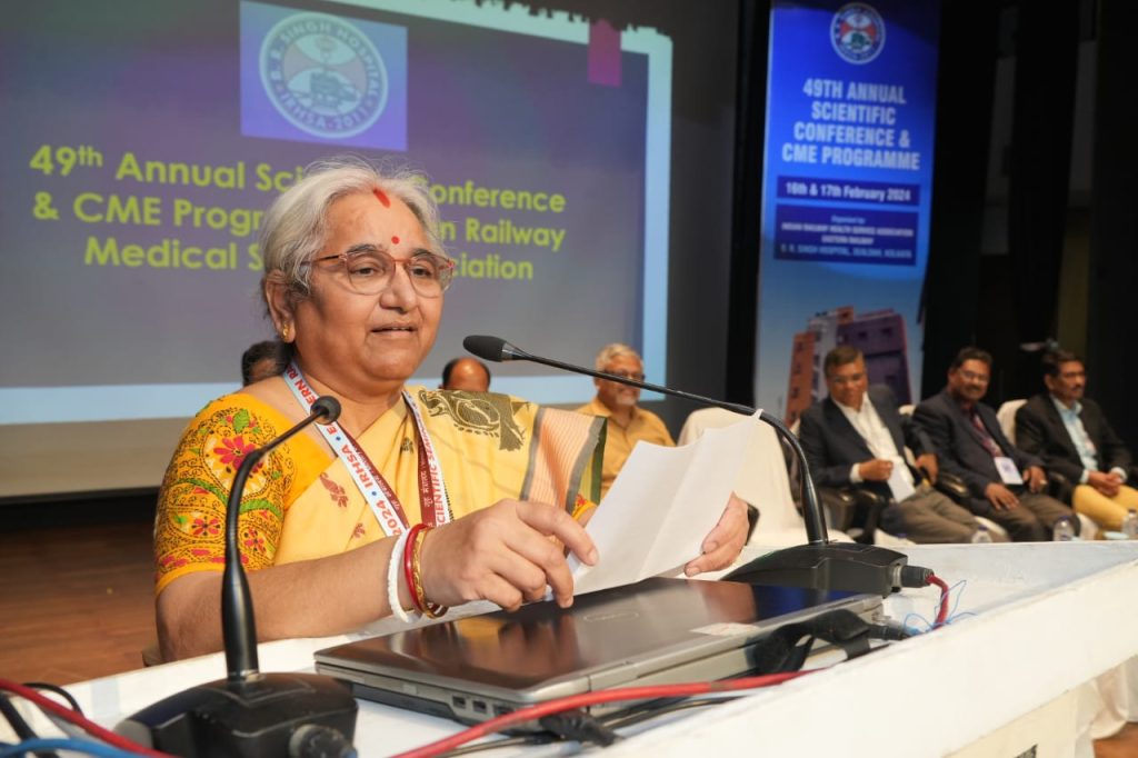 Respected Director General, of Railway Health Services(DGRHS) Dr. Sugandha Raha.
