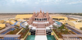 1st Hindu stone temple in the Middle East inaugurated in Abu Dhabi by PM Narendra Modi BAPS Hindu Mandir Abu Dhabi, UAE.