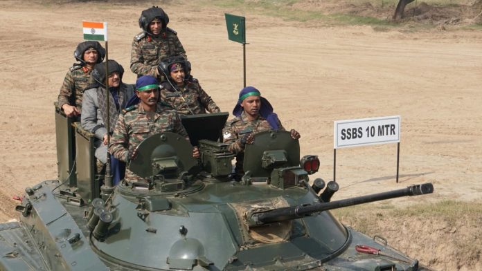 The Minister of State for Defence and Tourism, Shri Ajay Bhatt visits 474 Engineer Brigade and reviewed operational capabilities & readiness of the Kharga Sappers at Zirakpur, in Punjab on February 12, 2024. The Minister of State for Defence and Tourism, Shri Ajay Bhatt visits 474 Engineer Brigade and reviewed operational capabilities & readiness of the Kharga Sappers at Zirakpur, in Punjab on February 12, 2024.