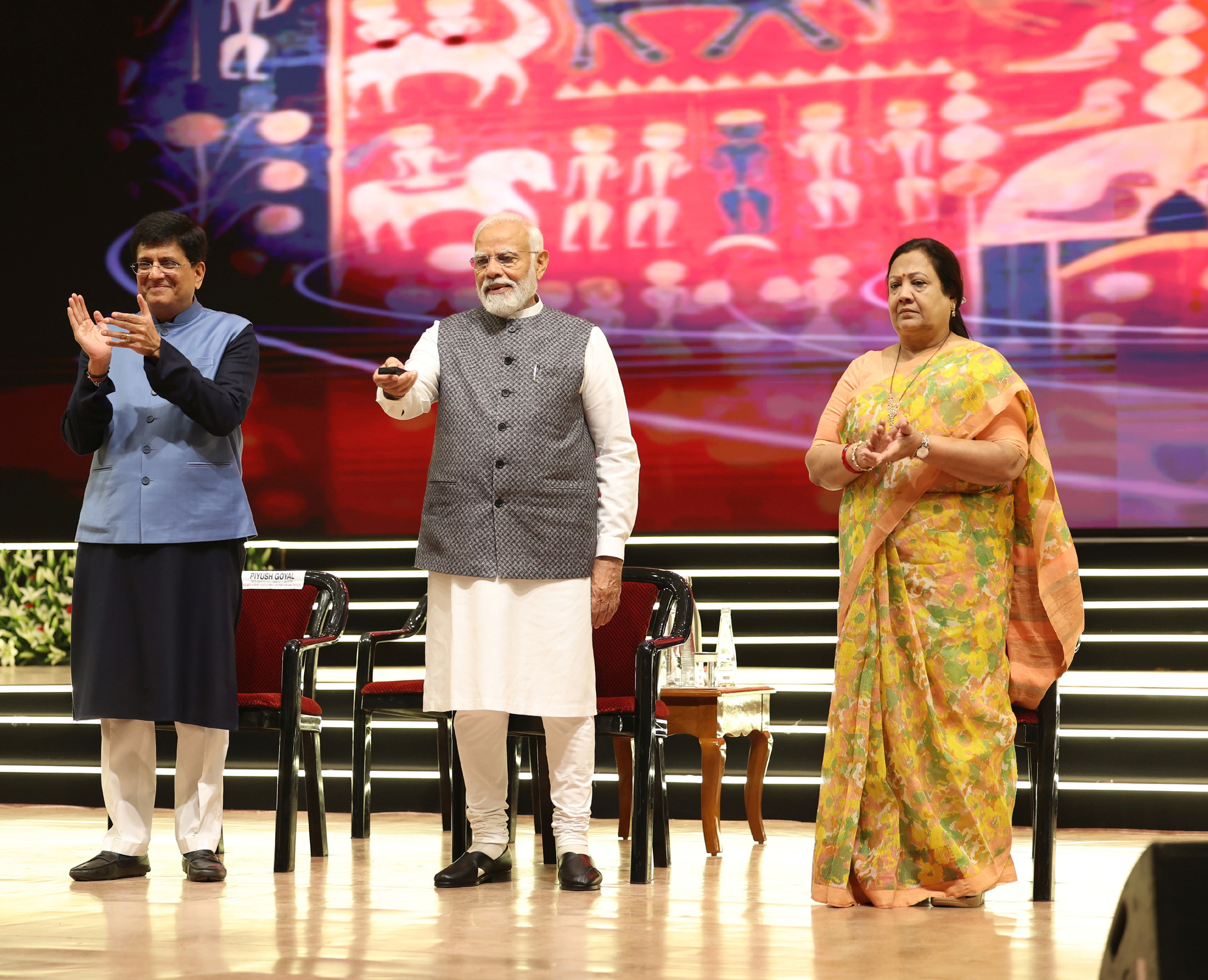 PM inaugurates Bharat Tex 2024 at Bharat Mandapam, in New Delhi on February 26, 2024.