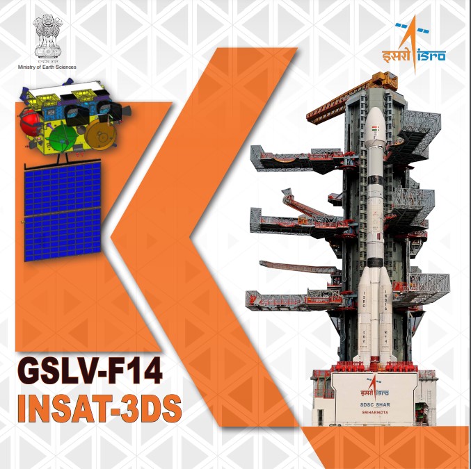 MoES-funded GSLV-F14/INSAT-3DS successfully launched: set to boost India’s meteorological observations and services (Image from ISRO)