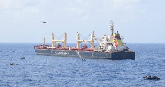 ANTI-PIRACY OPERATIONS AGAINST PIRATE SHIP MV RUEN BY INDIAN NAVY.