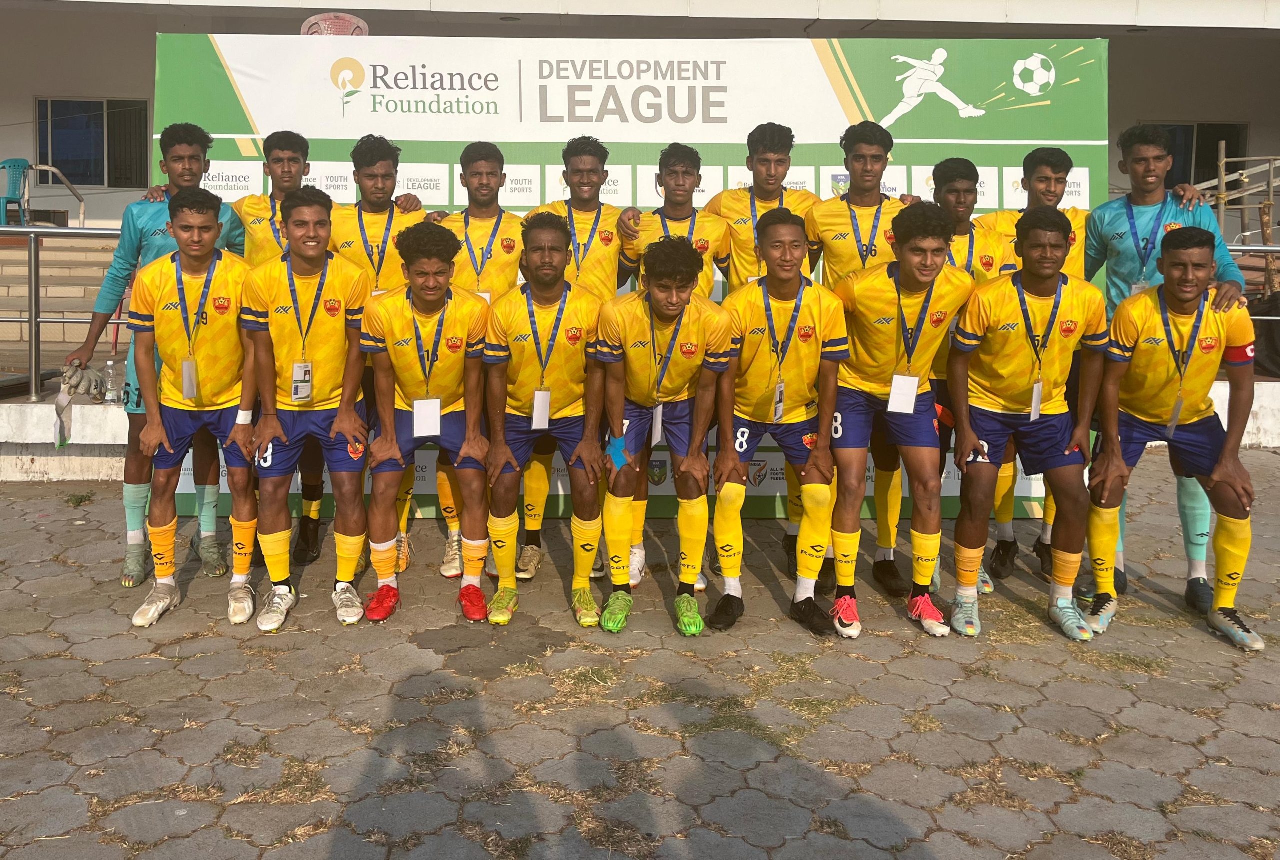 ROOTS FC at the RFDL National Group Stage at Ems Corporation Stadium Kozhikode
