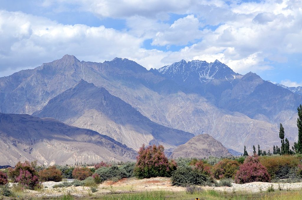 View of the Karakoram Mountains By Wikipedia