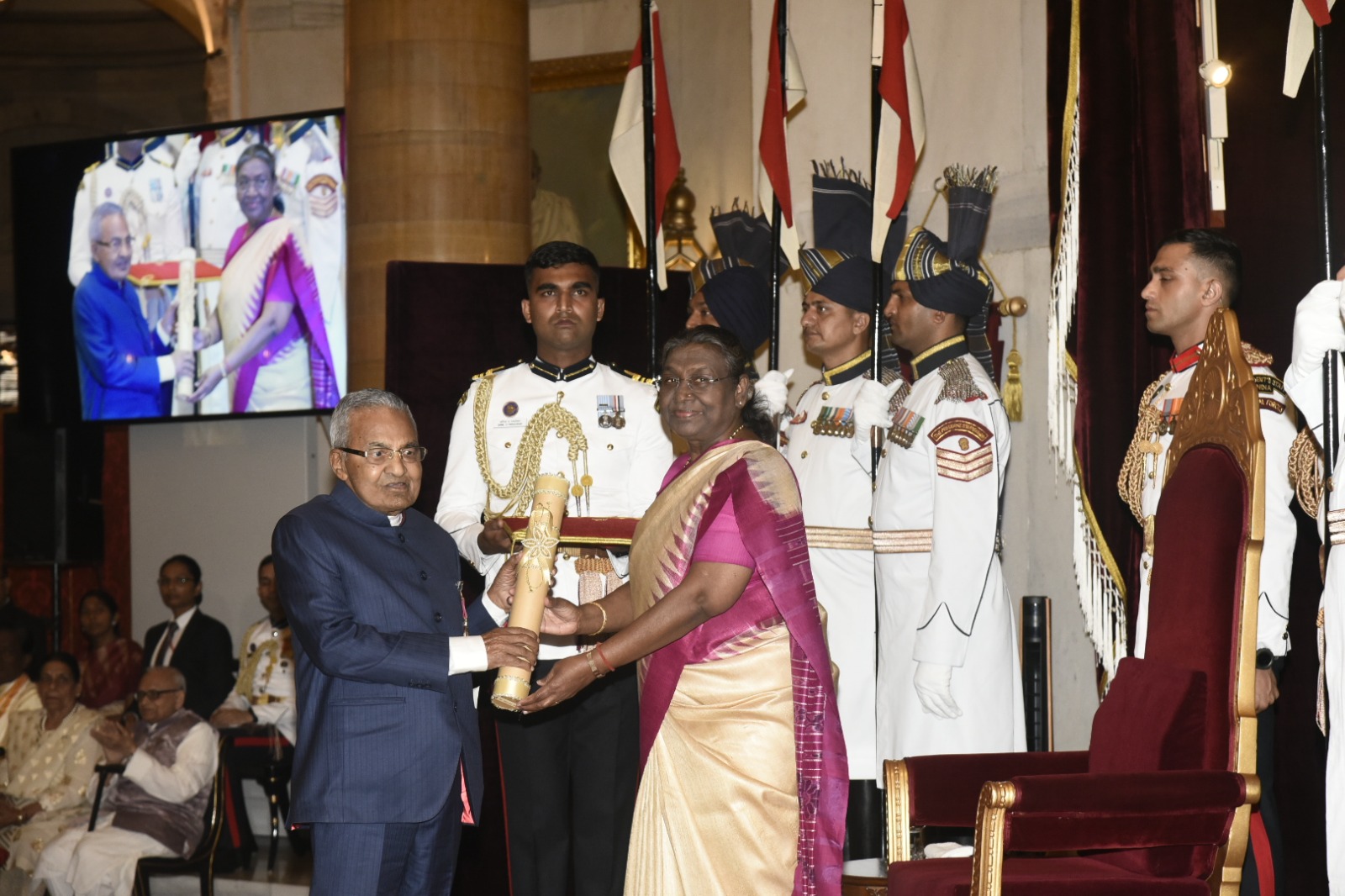 Dr. Sitaram Jindal was Conferred with the Prestigious Padma Bhushan Award by the President of India.
