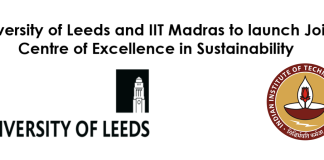 University of Leeds and IIT Madras to launch Joint Centre of Excellence in Sustainability University of Leeds and IIT Madras to launch Joint Centre of Excellence in Sustainability