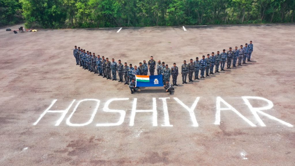 WEAPON TRAINING CAMP ‘HOSHIYAR-24’ BY INDIAN COAST GUARD DHQ-7 (ODISHA)