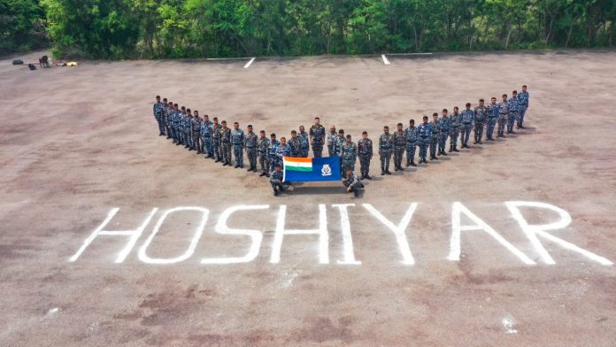 WEAPON TRAINING CAMP ‘HOSHIYAR-24’ BY INDIAN COAST GUARD DHQ-7 (ODISHA)