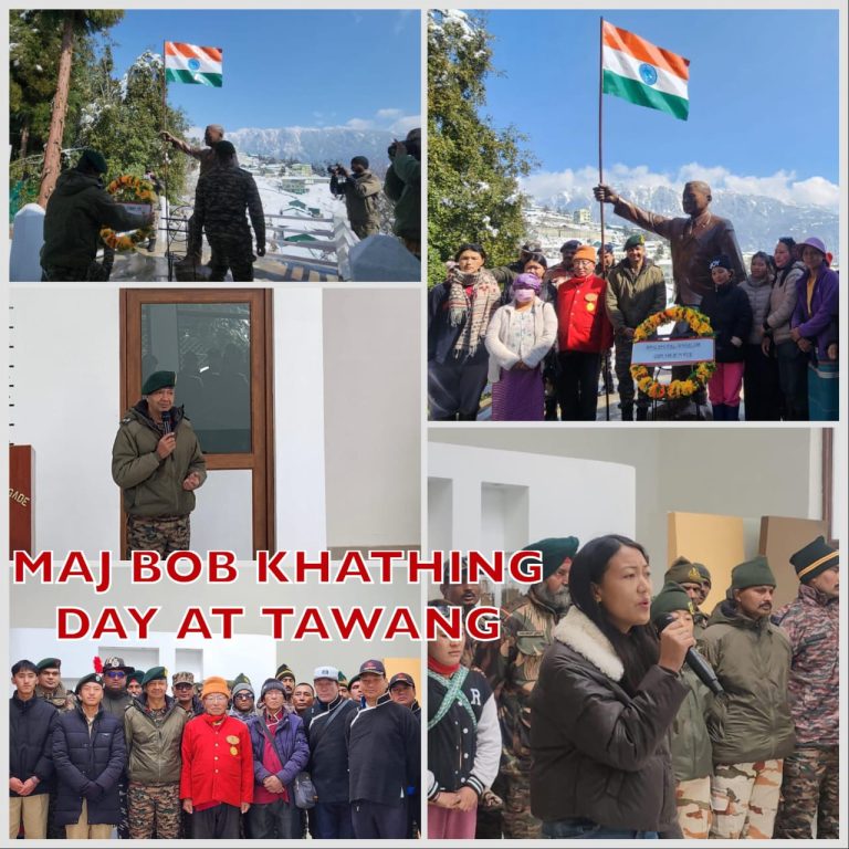 BOB KHATHING DAY - Major Ralengnao Bob Khathing was one of the most prominent heroes of India