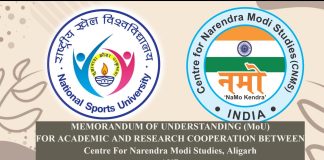 Centre for Narendra Modi Studies Signs MoU with National Sports University