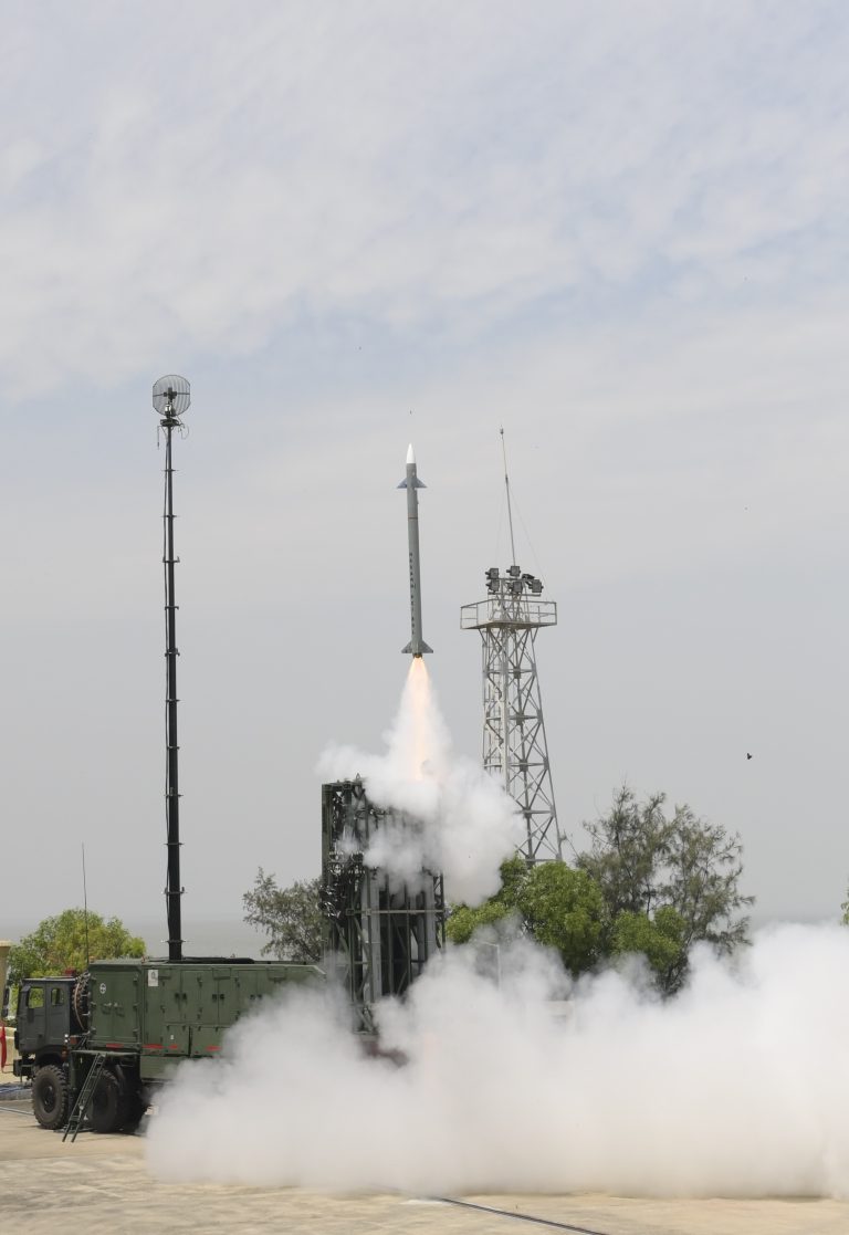 DRDO & Indian Army conduct four successful flight-tests of Army version of Medium-Range Surface-to-Air Missile