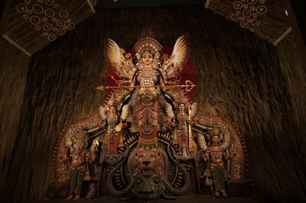 Baguiati Rail Pukur United Club’s 72nd Durga Puja Theme ‘Shabdo’ – Featuring a 20-Feet Bird Installation - The Idol
